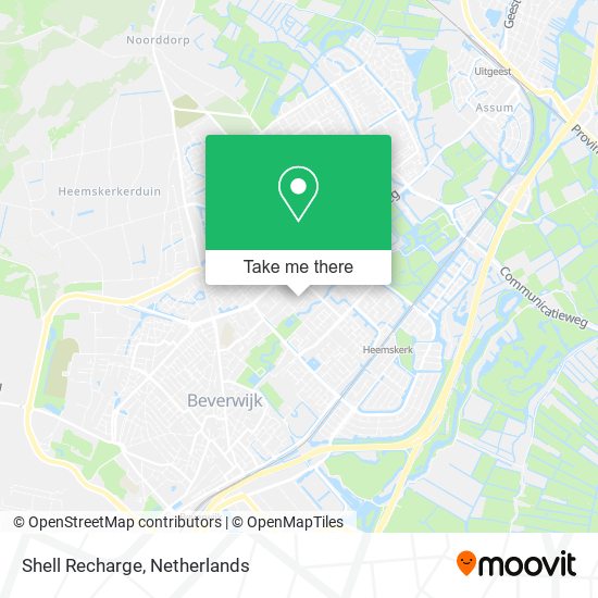 Shell Recharge map