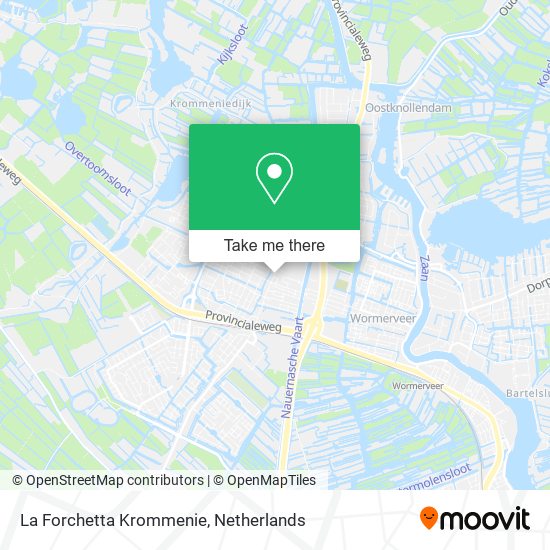 La Forchetta Krommenie map