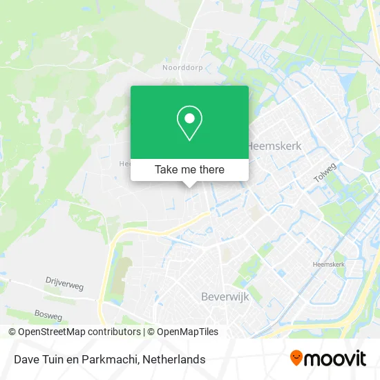 Dave Tuin en Parkmachi Karte