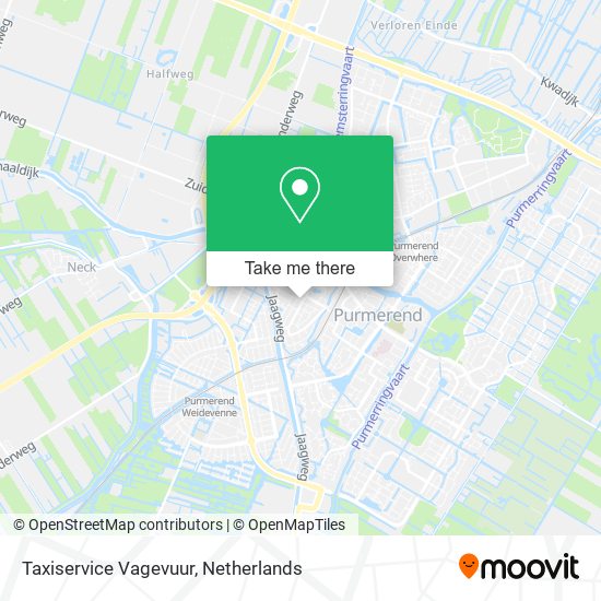 Taxiservice Vagevuur map