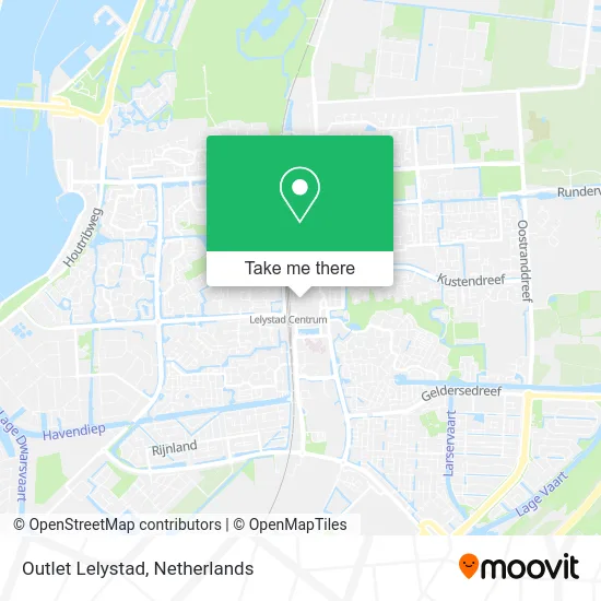 Outlet Lelystad map