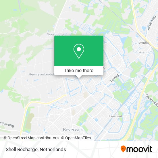 Shell Recharge map