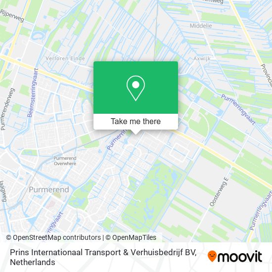 Prins Internationaal Transport & Verhuisbedrijf BV map