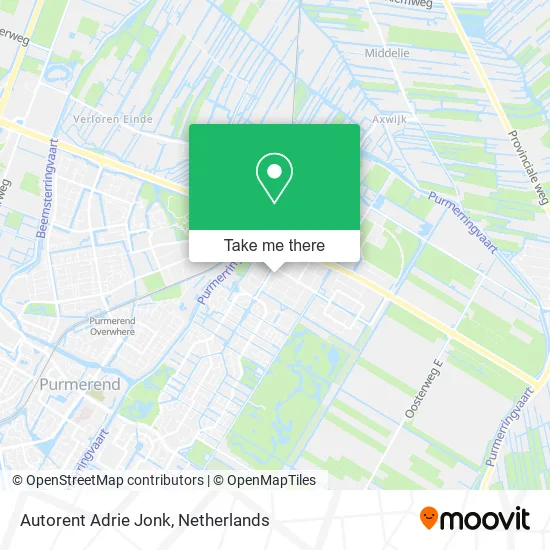 Autorent Adrie Jonk map