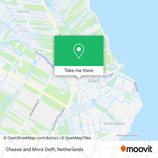 Cheese and More Delft map