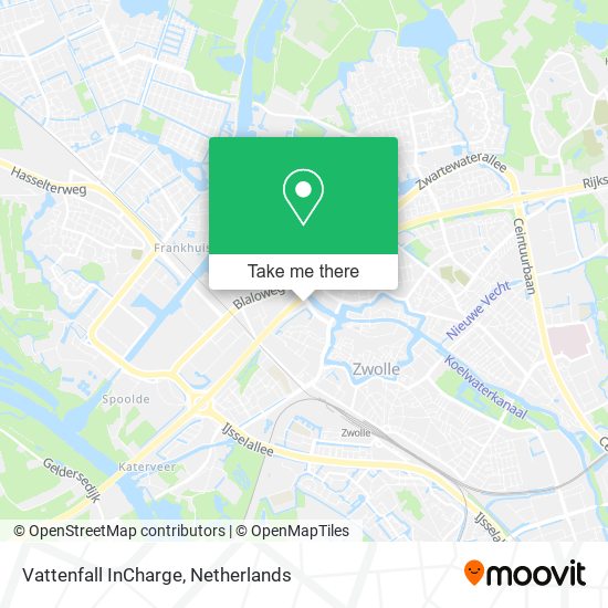 Vattenfall InCharge map