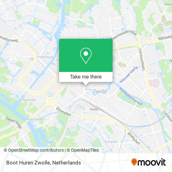 Boot Huren Zwolle map