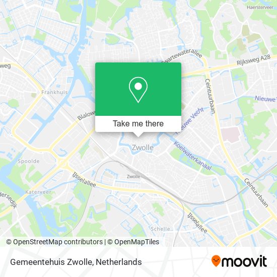 Gemeentehuis Zwolle map