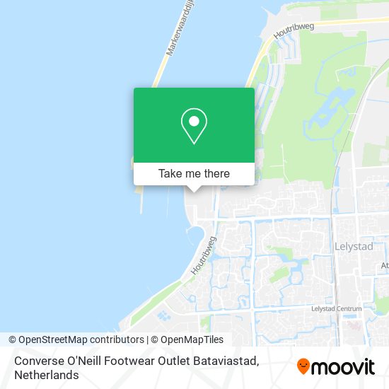 Converse O'Neill Footwear Outlet Bataviastad map