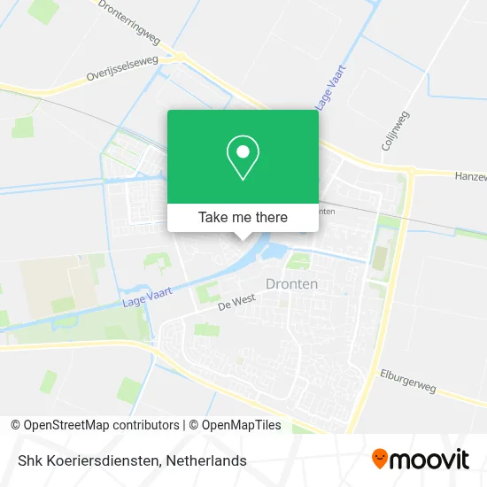 Shk Koeriersdiensten map