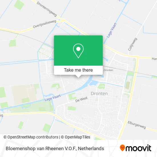 Bloemenshop van Rheenen V.O.F. Karte