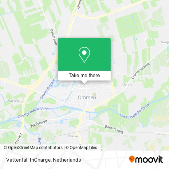 Vattenfall InCharge map