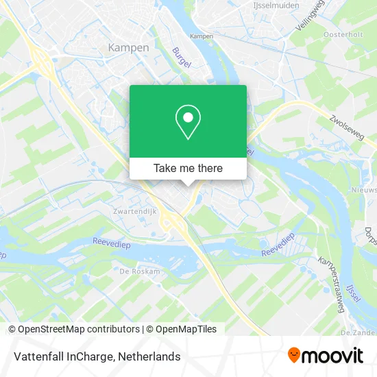 Vattenfall InCharge map
