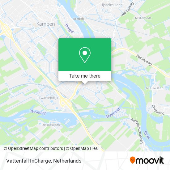 Vattenfall InCharge map