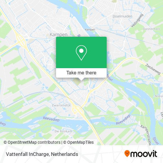 Vattenfall InCharge map