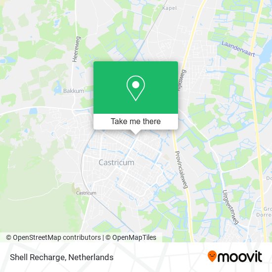 Shell Recharge map