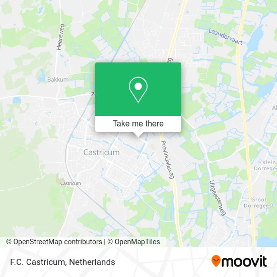 F.C. Castricum map