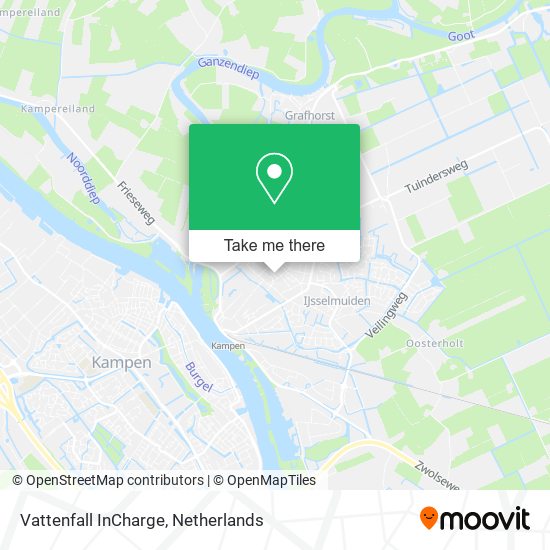 Vattenfall InCharge map