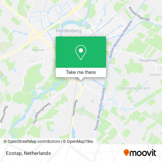 Ecotap map