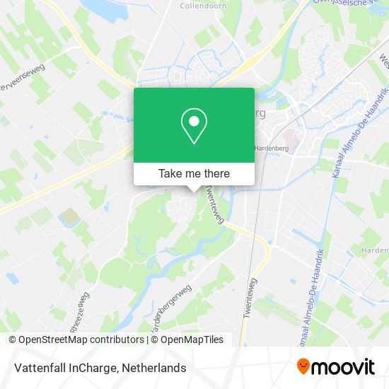 Vattenfall InCharge map