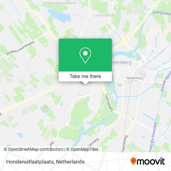 Hondenuitlaatplaats map