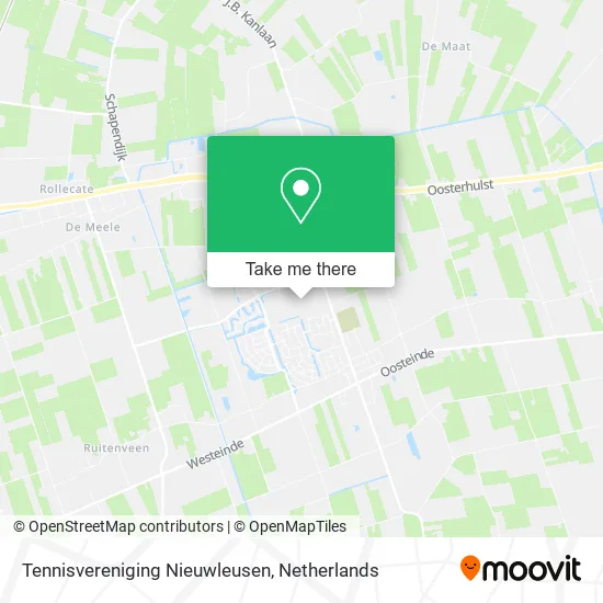 Tennisvereniging Nieuwleusen Karte
