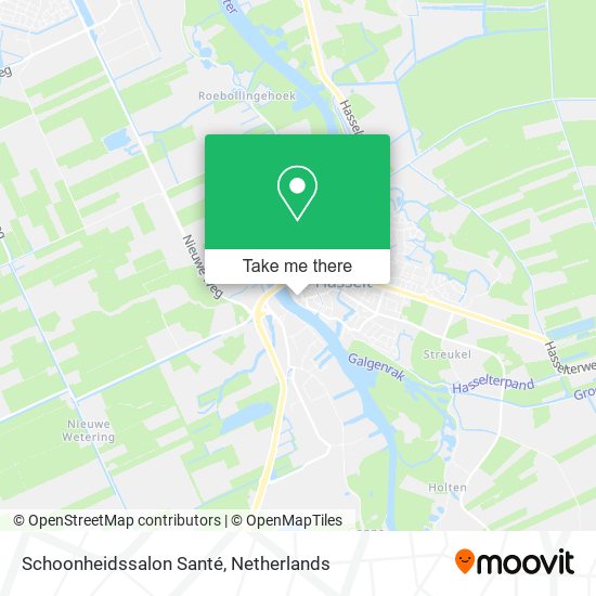 Schoonheidssalon Santé map