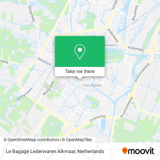 Le Bagage Lederwaren Alkmaar Karte