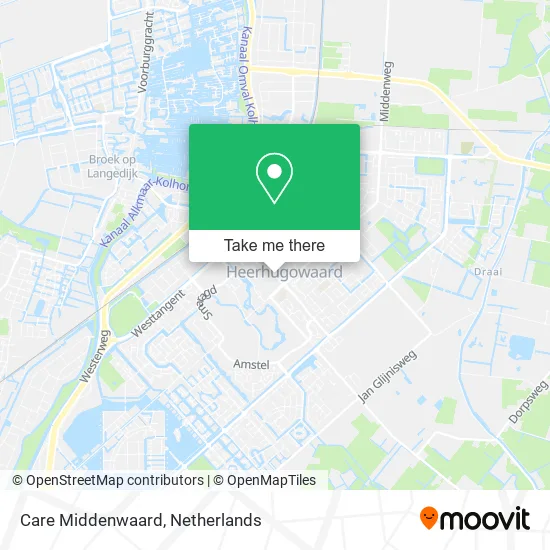 Care Middenwaard map