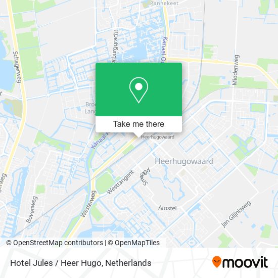Hotel Jules / Heer Hugo map