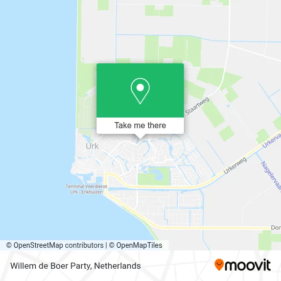Willem de Boer Party map