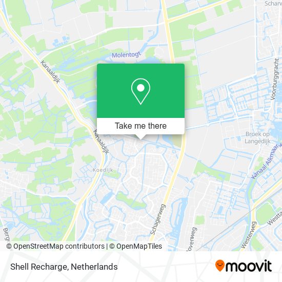 Shell Recharge map