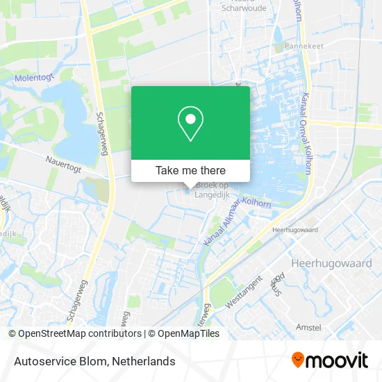 Autoservice Blom map