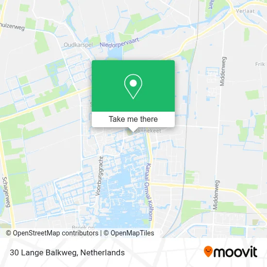 30 Lange Balkweg map