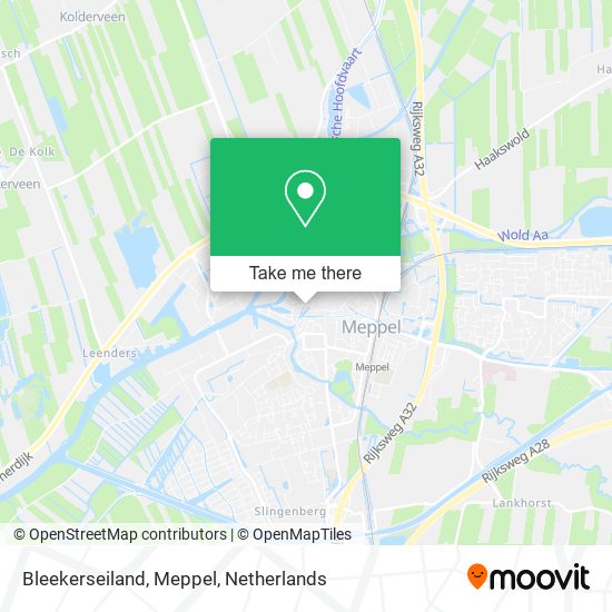 Bleekerseiland, Meppel Karte