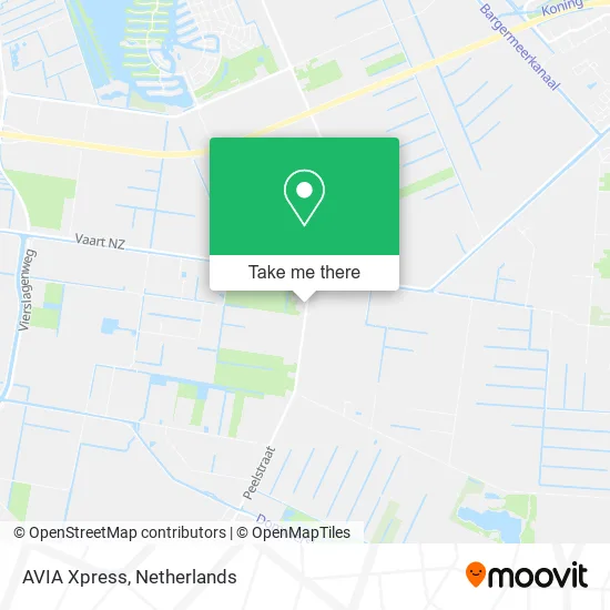 AVIA Xpress map