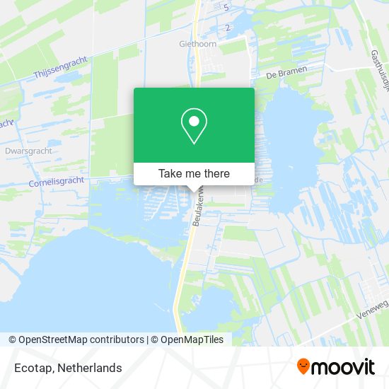 Ecotap map