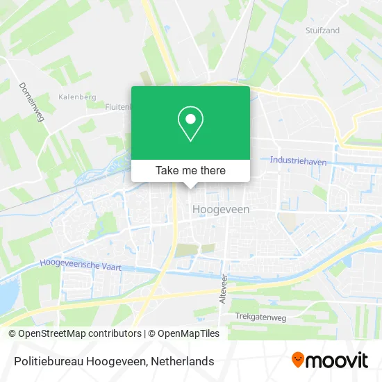 Politiebureau Hoogeveen map