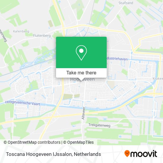 Toscana Hoogeveen IJssalon map