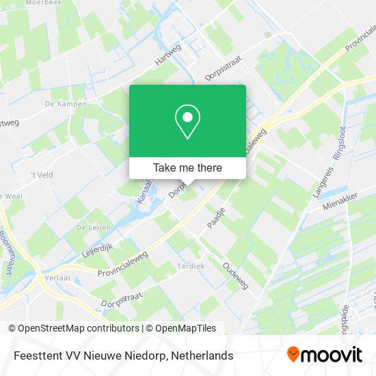 Feesttent VV Nieuwe Niedorp Karte