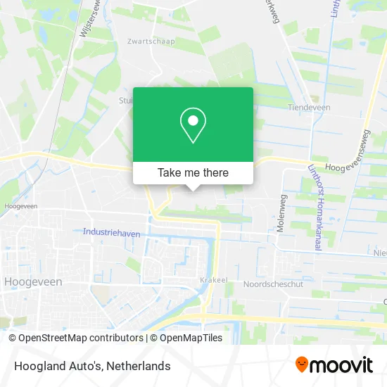 Hoogland Auto's map
