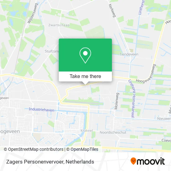 Zagers Personenvervoer Karte