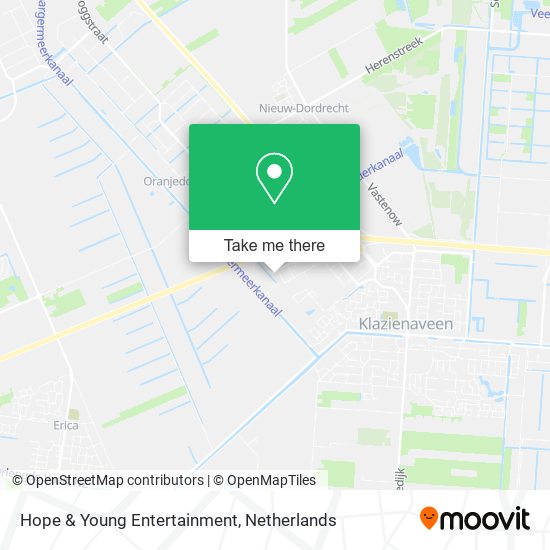 Hope & Young Entertainment map