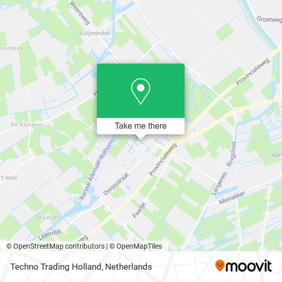 Techno Trading Holland map