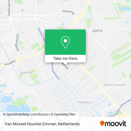 Van Mossel Hyundai Emmen Karte