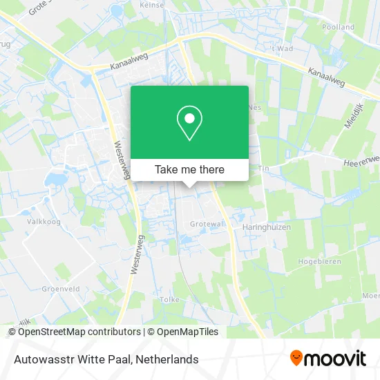 Autowasstr Witte Paal map