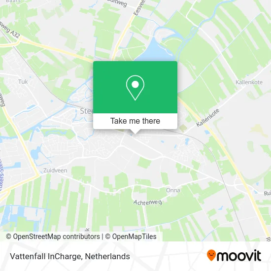 Vattenfall InCharge map