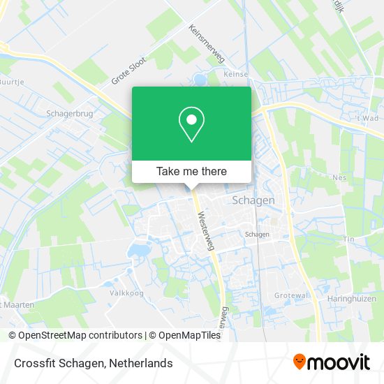 Crossfit Schagen map