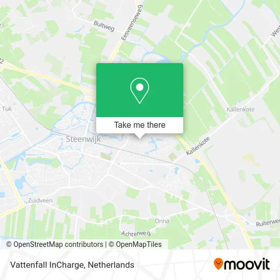Vattenfall InCharge map