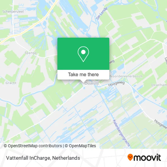 Vattenfall InCharge map